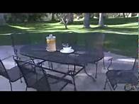Video thumbnail for Woodard 48 in. Round Wrought Iron Patio Dining Table - Product Review Video