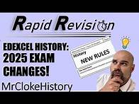 Video thumbnail for EdExcel GCSE History: Changes to 2025 Exams