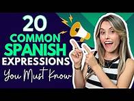Video thumbnail for 20 Advanced Spanish Expressions | Common Spanish Phrases [433]