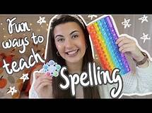 Video thumbnail for How I Teach Spelling | Active Spelling Strategies & ways to make practicing spelling fun!