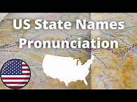Video thumbnail for US State Names Pronunciation - American Accent