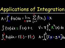 Video thumbnail for Applications of Integration Formula Review - Antiderivatives, Definite Integrals, FTC, Area, Disk Me