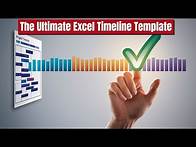 Video thumbnail for The Ultimate Excel Timeline Template