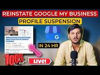 Video thumbnail for Reinstate Google My Business Profile Suspension || How To Fill GMB Appeal Form |@technicalfaizu