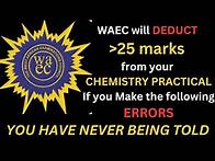 Video thumbnail for Common Errors in WAEC Chemistry Practical | WAEC 2025 Chemistry Practical