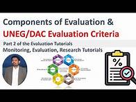 Video thumbnail for Components of Evaluation| UNEG DAC OECD Evaluation Criteria|Monitoring Evaluation Tutorial Part 2