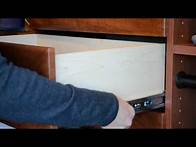 Video thumbnail for Removing a Soft Close Slide Drawer