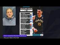 Video thumbnail for Bracketology: Second March Madness men's bracket predictions of 2024