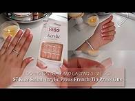 Video thumbnail for How I Make My $7 KISS ACRYLIC FRENCH TIP PRESS ONS Look NATURAL & Last 3+ WEEKS! | DIY NAILS AT HOME