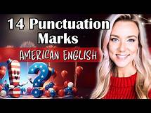 Video thumbnail for 14 Punctuation Marks in American English (Usage and Sentence Examples)