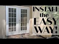 Video thumbnail for How we installed French doors in a framed wall with exterior stucco the EASY way.