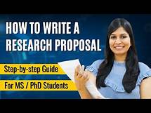 Video thumbnail for How to Write a Research Proposal | For Masters & PhD | With Examples