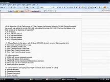 Video thumbnail for ACC101 Exam #1 Review
