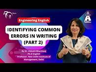 Video thumbnail for Identifying Common Errors in Writing (Part 2) | Engineering English | S Chand Academy