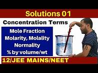 Video thumbnail for Class 12 chapter 1 II Solutions 01 II Introduction and Concentration Terms (Old Videos Compilation)