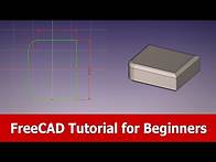Video thumbnail for FreeCAD Tutorial for Beginners