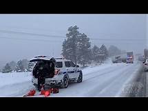 Video thumbnail for 01-26-2021 Williams, AZ - Dangerous Road Conditions on I-40 with Crashes