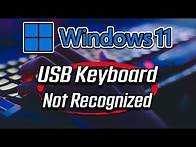 Video thumbnail for USB Keyboard Not Recognized in Windows 11 FIX [2025]