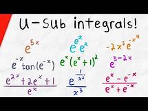 Video thumbnail for Integrating Exponential Functions with Substitution | Calculus 1 Exercises