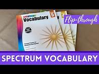 Video thumbnail for Homeschooling // Spectrum Vocabulary Workbooks 3rd – 5th Grade Overview & Flip-Through