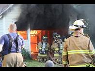 Video thumbnail for Firefighter Widow Maker - Garage Door LIVE BURN training AVOID THIS CLOSE CALL