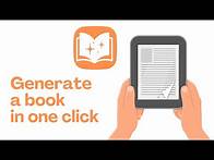 Video thumbnail for AI Book Generator: Create a ebook in one click using artificial intelligence!