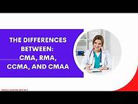 Video thumbnail for What is the difference between the CMA, RMA, CCMA, and CMAA certifications? | MA Certification FAQ