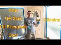Video thumbnail for Strip Fiberglass Door using Citristrip Stripping Gel (Part 5)