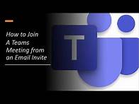 Video thumbnail for Joining Teams Meeting from Email Invitation