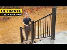 Video thumbnail for Installing the BEST Aluminum Railing for a Concrete Porch