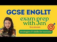 Video thumbnail for GCSE English Lit exam prep with Jen: strategies & skills for success