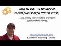 Video thumbnail for How to Use the Trademark Electronic Search System (TESS)