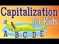 Video thumbnail for Capitalization for Kids