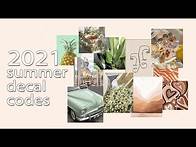 Video thumbnail for summer aesthetic decal codes 2021 | ROBLOX