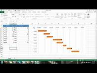 Video thumbnail for Gantt Chart Excel Tutorial - How to make a Basic Gantt Chart in Microsoft Excel