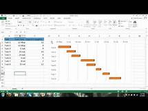 Video thumbnail for Gantt Chart Excel Tutorial - How to make a Basic Gantt Chart in ...