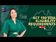 Video thumbnail for ACT State Nomination: Your Key to the 190 Visa