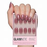 Video thumbnail for Glamnetic Press On Nails - Fall Mauve | Opaque Muted Blush Mauve Short Oval False Nails, Reusable Stick On Fake Nails with Glue | Salon Quality | 15 Sizes - 30 Nail Kit