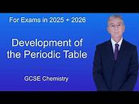 Video thumbnail for GCSE Chemistry Revision "Development of the Periodic Table"