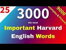 Video thumbnail for 3,000 Essential English Words with Pictures & Sentences, the most common used English vocabulary