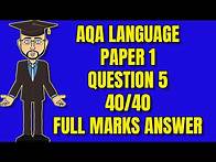 Video thumbnail for 100% Full Marks Real Language Exam Answer 2: English Language Paper 1 Question 5