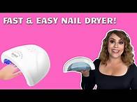 Video thumbnail for SUNUV 2-in-1 LED UV Nail Lamp Review | Fast & Professional Gel Nail Dryer! 💅✨