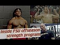 Video thumbnail for Inside Florida State Seminoles football strength program | ACC News
