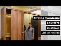 Video thumbnail for Sliding Wardrobe Design for Bedroom With Mirror | Sliding Wardrobe Doors | Interior Iosis by Nihara