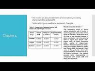 Video thumbnail for How to write Chapter 4 & 5 for your Research Project Report