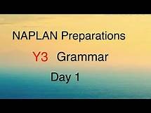 Video thumbnail for NAPLAN Preparations Year 3 Grammar Day 1 - Key points for making plurals from nouns