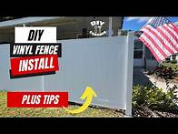 Video thumbnail for DIY Vinyl Fence Installation: Step-by-Step Guide