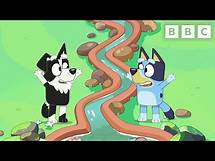 Video thumbnail for Bluey and Mackenzie Play Barky Boats | CBeebies