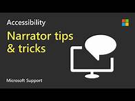 Video thumbnail for How to use the Narrator screen reader in Windows 10 | Microsoft