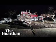 Video thumbnail for Massive storm system brings tornadoes, wildfires and dust storms to US south